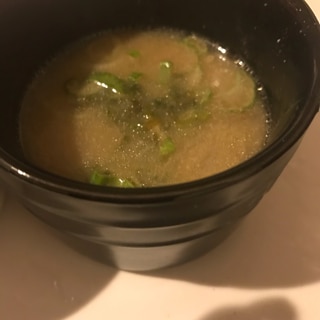 ネギ油の味噌汁